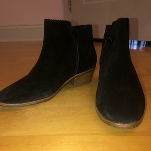 Jack Rogers Black Suede Booties